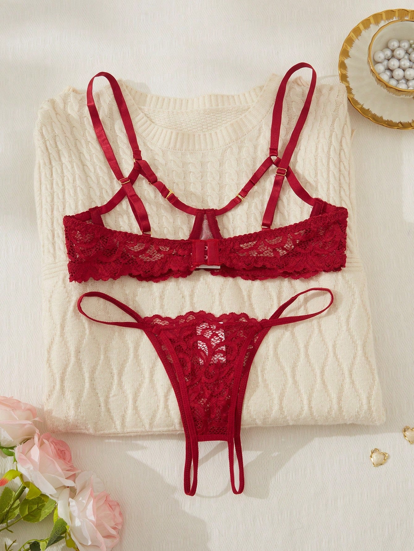 Women’s Pattern Fabric Outfit Set