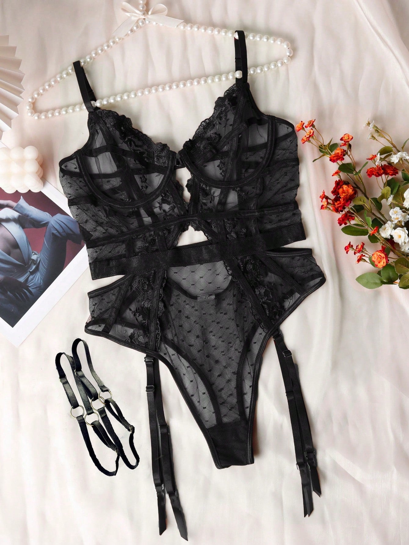 Women’s Embroidered One Piece Outfit Set