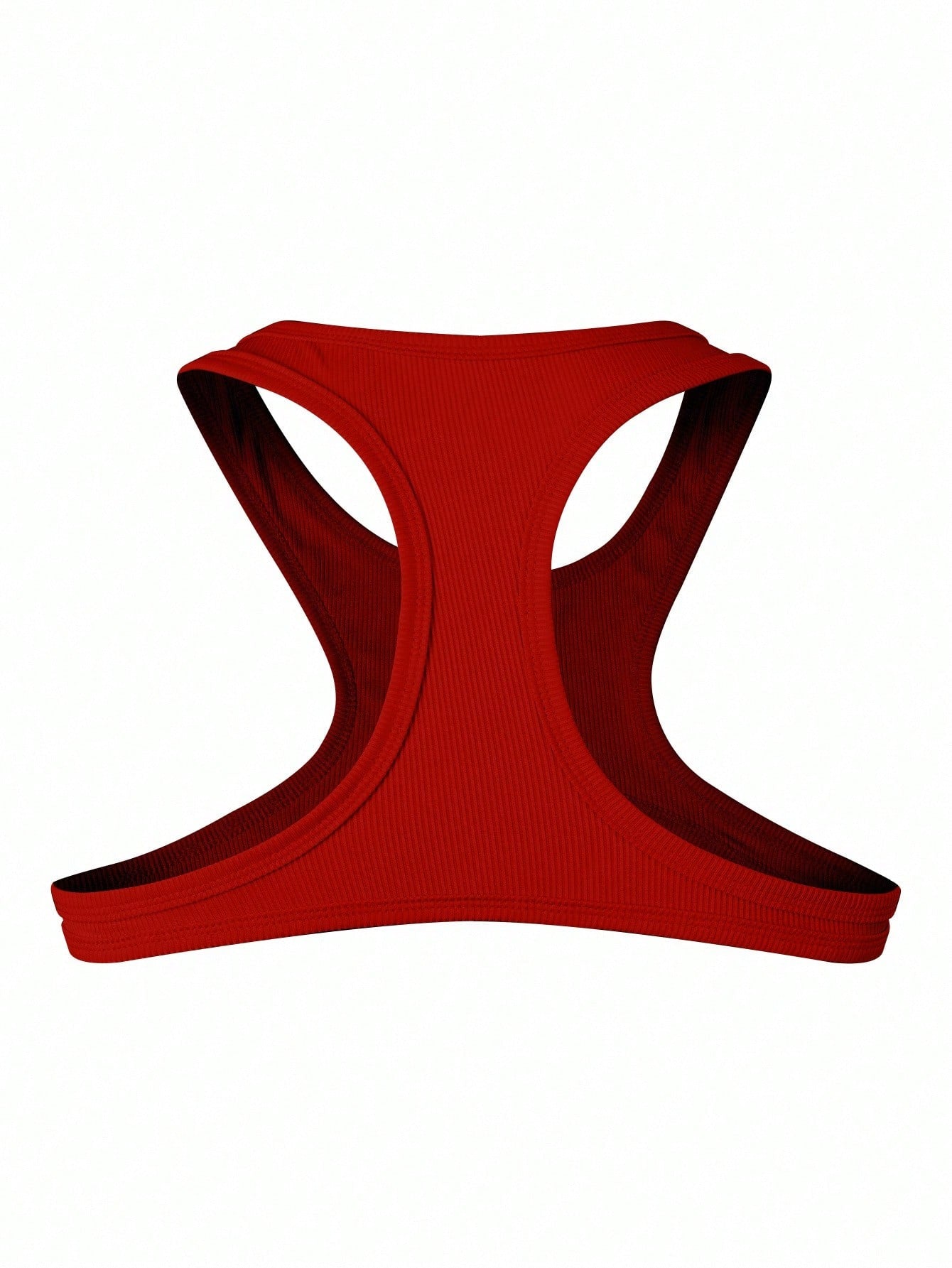 Men's Solid Color Cutout Round Neck Slim Fit Tank Top