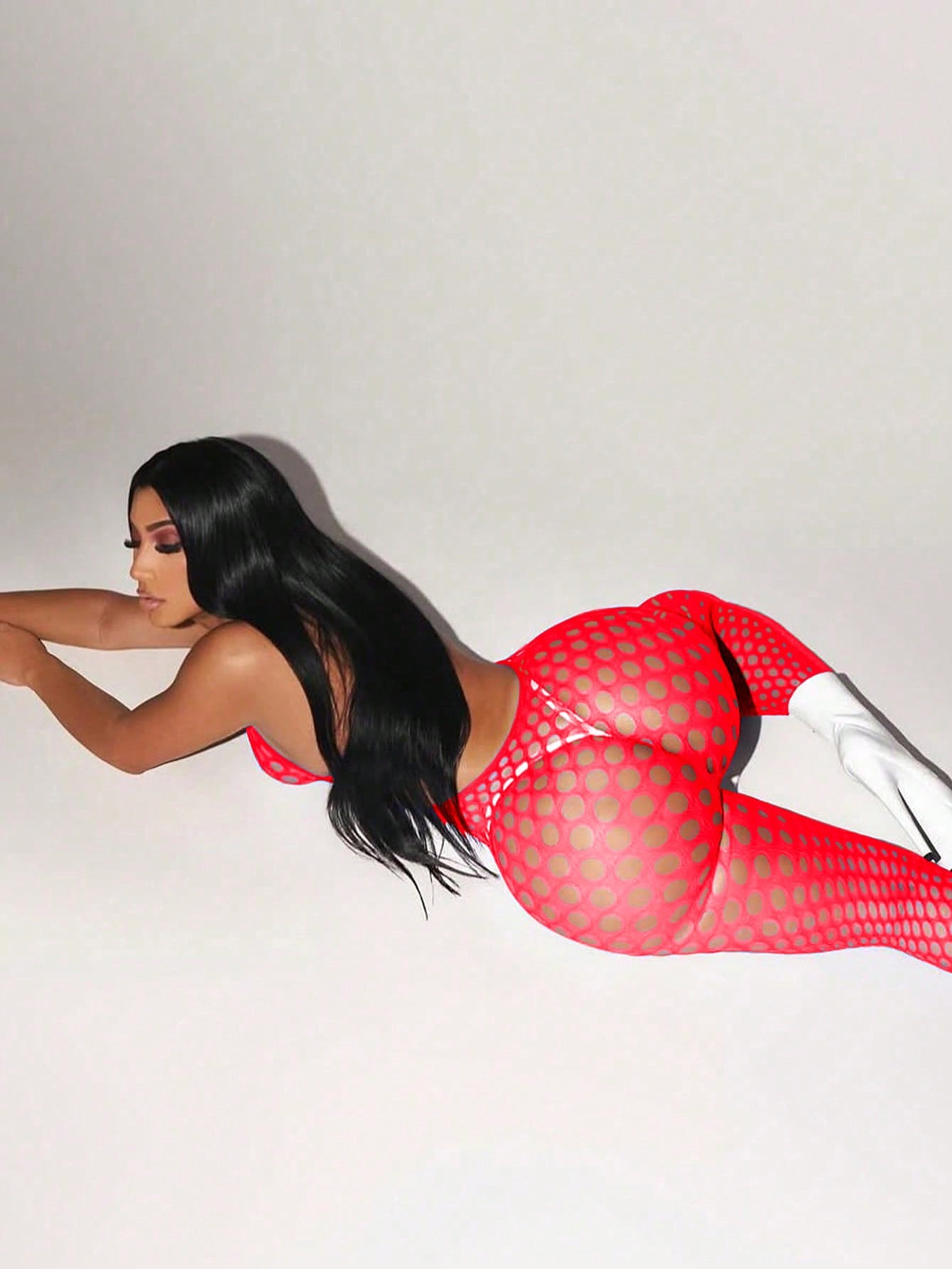Sexy Lingerie Women Lingeries Long Sleeve Fishnet Body Stocking Leopard Sexy Outfit Body Suits Cut Out Jumpsuit Bikini Cover-Up