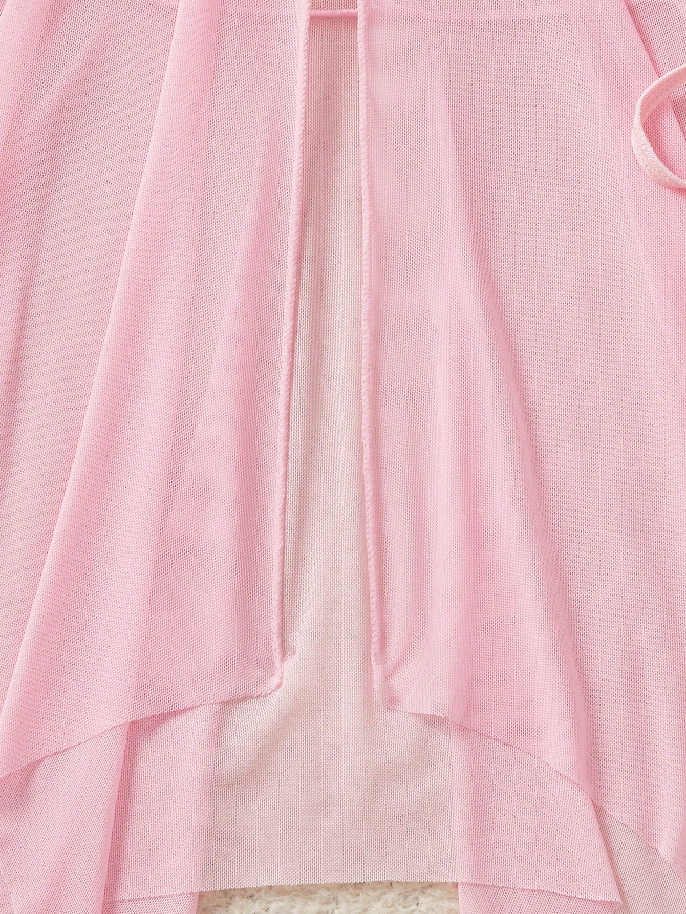 Unlock The Mysterious Light Purple Embroidered Sheer Nightgown, Gently Wrapping The Charming Figure, Sexy Asymmetric/Asymmetrical Sheer Thong, Going Out