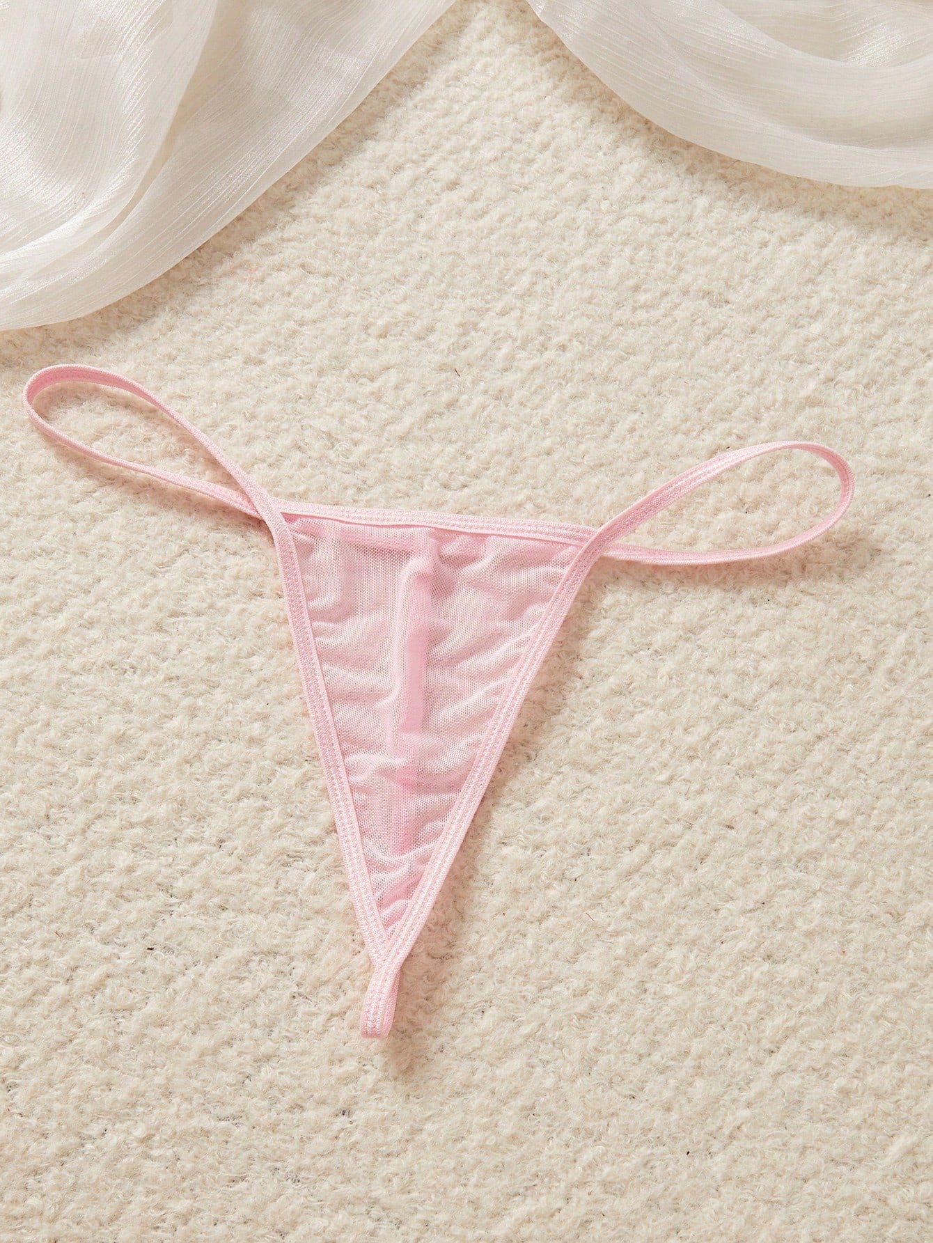 Unlock The Mysterious Light Purple Embroidered Sheer Nightgown, Gently Wrapping The Charming Figure, Sexy Asymmetric/Asymmetrical Sheer Thong, Going Out