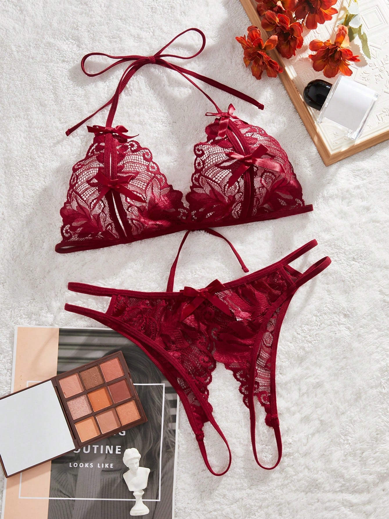 Women’s Floral Pattern Outfit Set