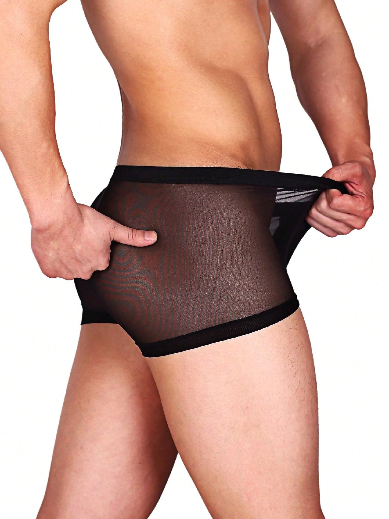 Men’s Lightweight Shorts With Elastic Fabric Minimal Design