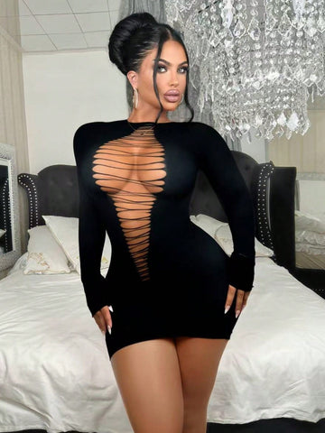 Women Embroidered One-Piece Underwear Style Garment With Hollow Design, Lightweight Fabric Construction, Simple Structure, Suitable For General Wear And Styling