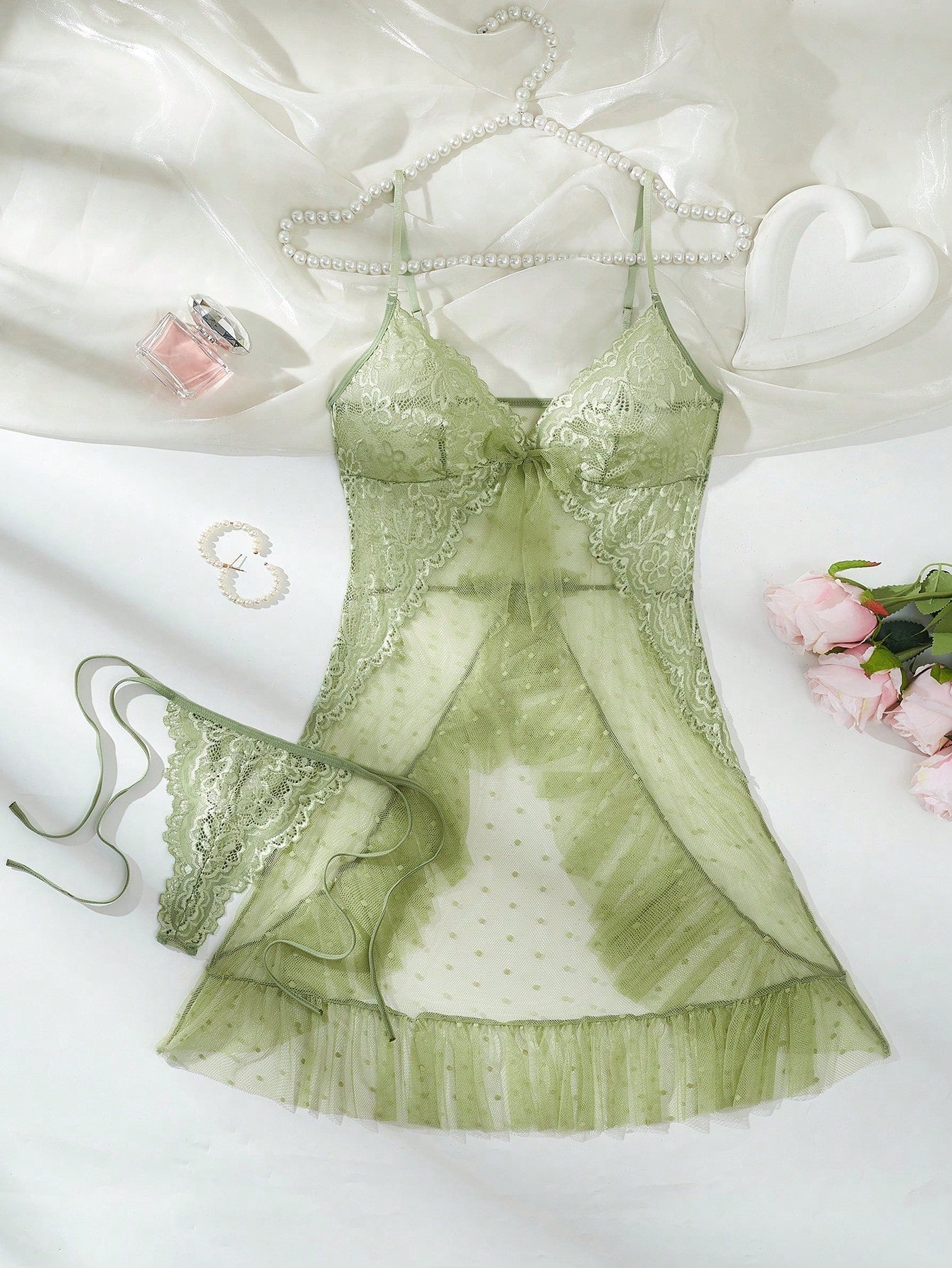 Women’s 2pcs Pattern Fabric Mini Dress With Matching Piece