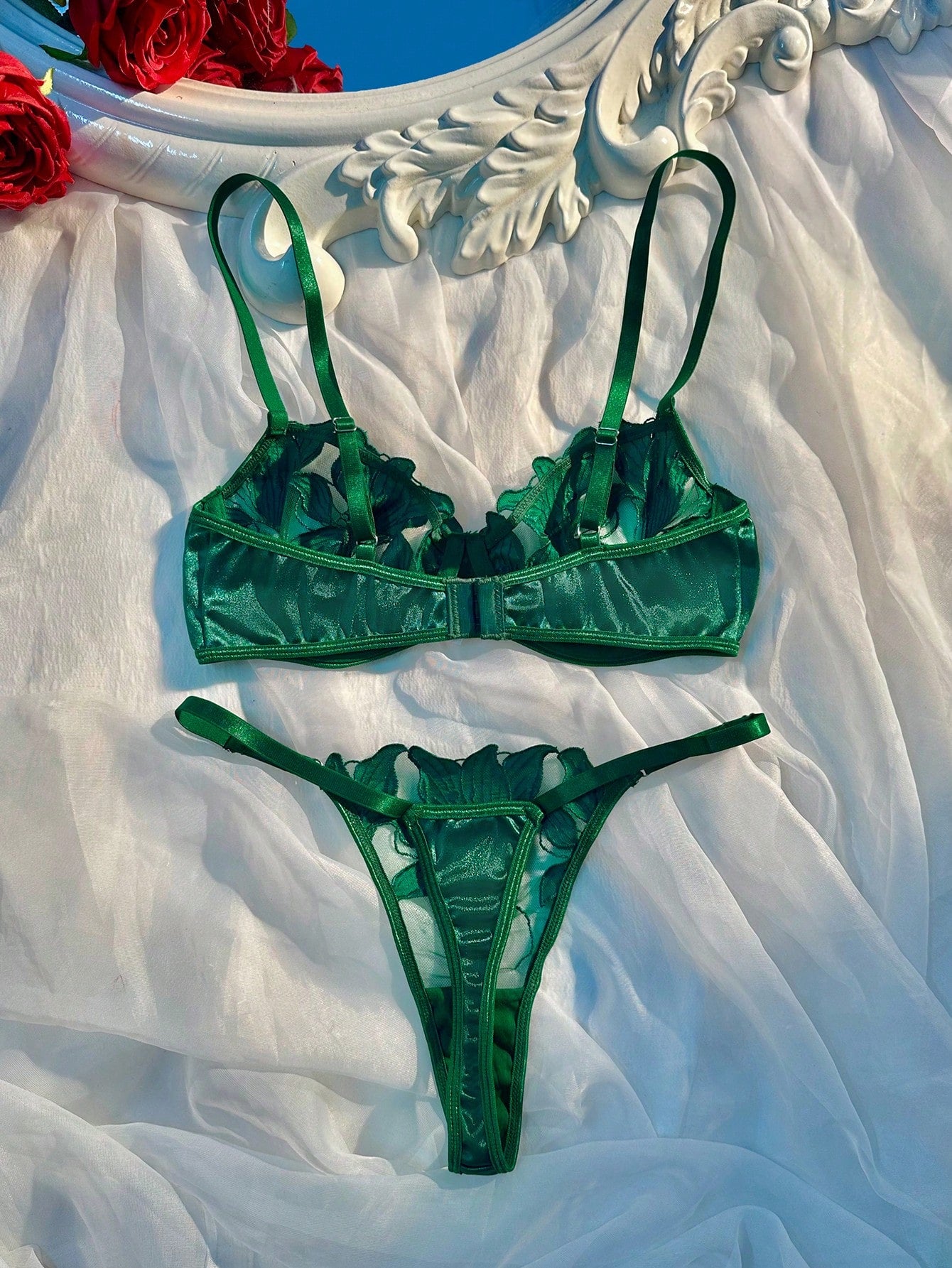 Women’s Embroidered Pattern Outfit Set