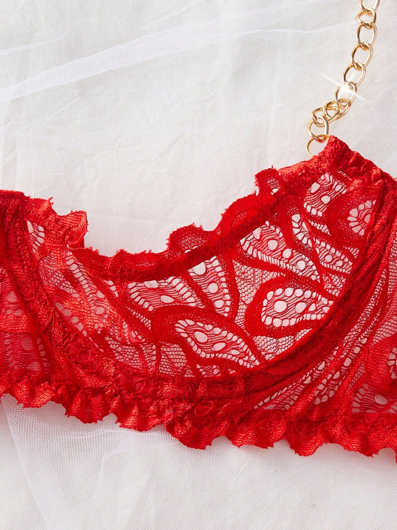 Women’s Chain Accent Top And Bottom Set