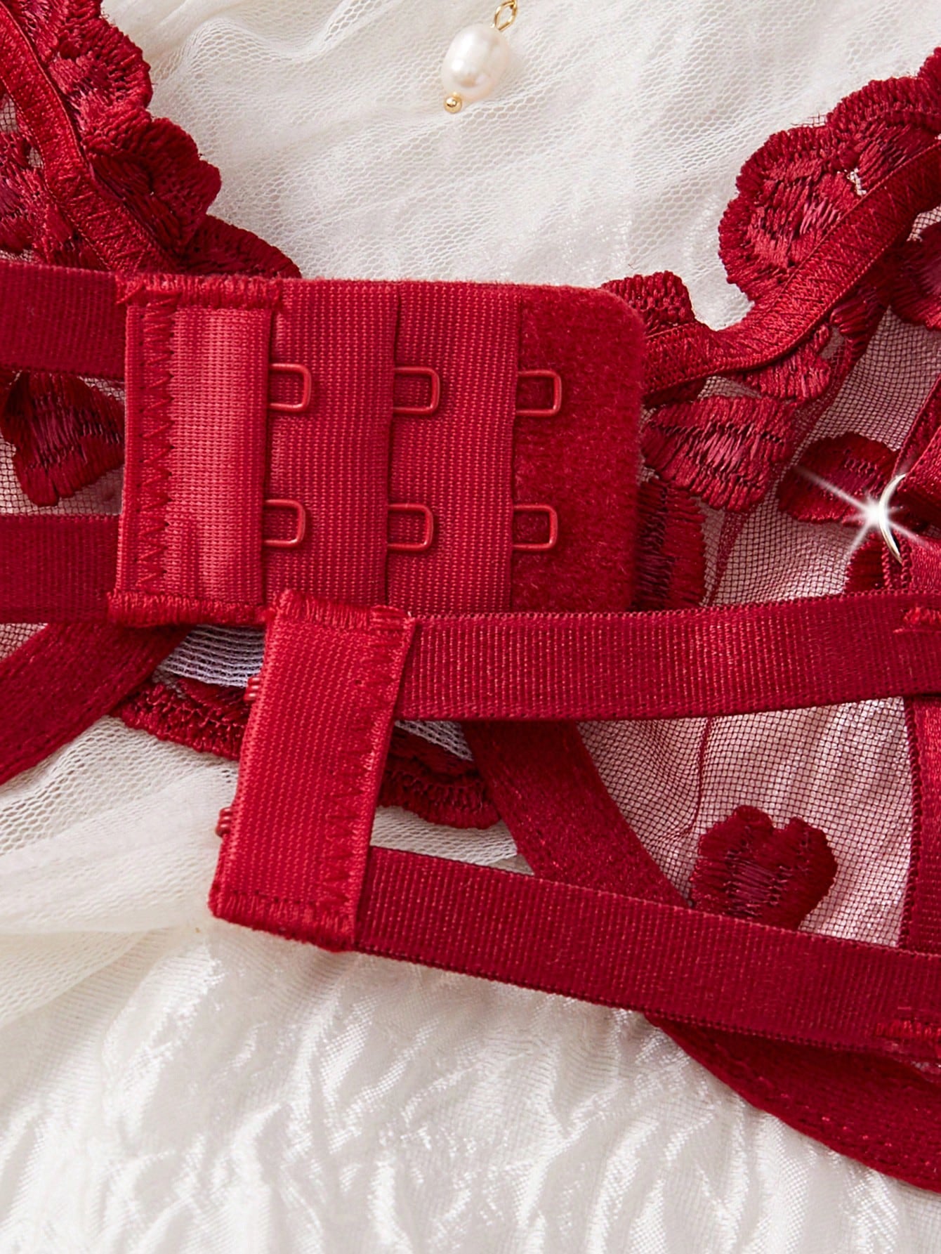 Women’s 2pcs Bow Embroidered Outfit Set