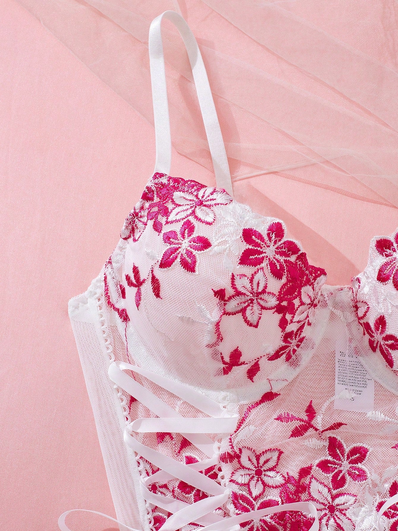 Women’s 2pcs Embroidered Camisole Top And Matching Piece