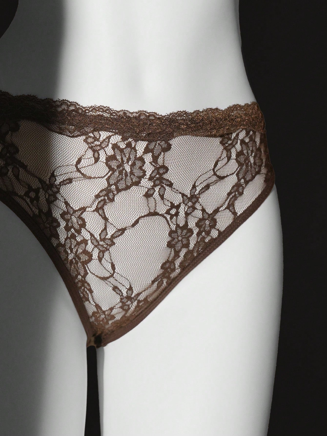 Lace Crotchless Panties for Women for Night Out