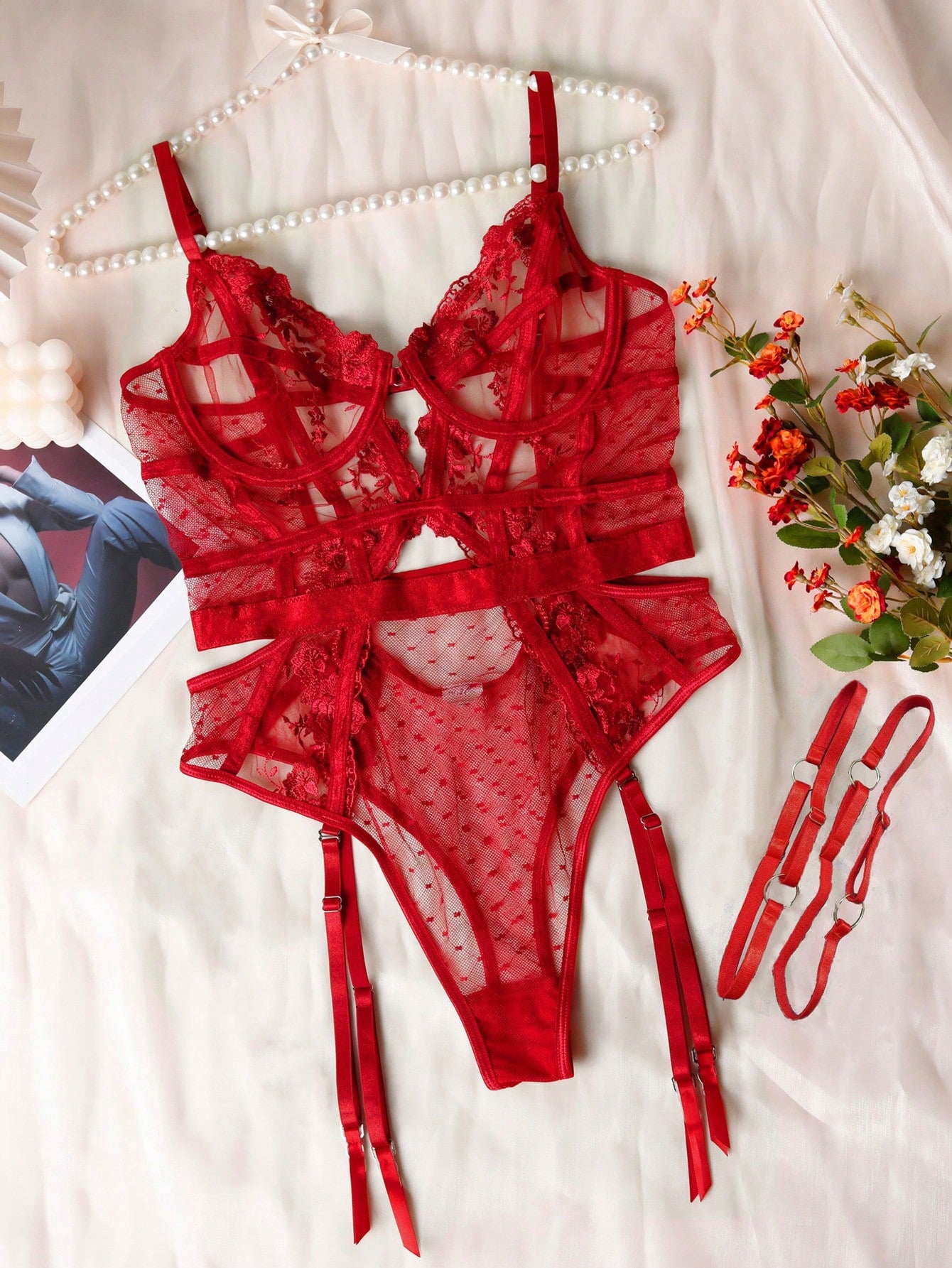 Women’s Embroidered One Piece Outfit Set
