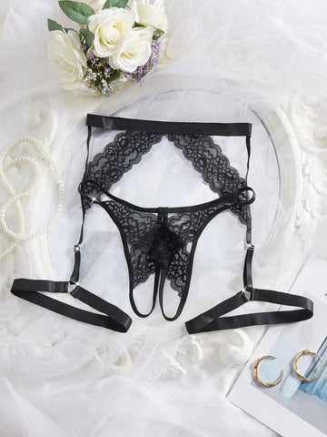 Women’s 2pcs Strap Detail Apparel Set