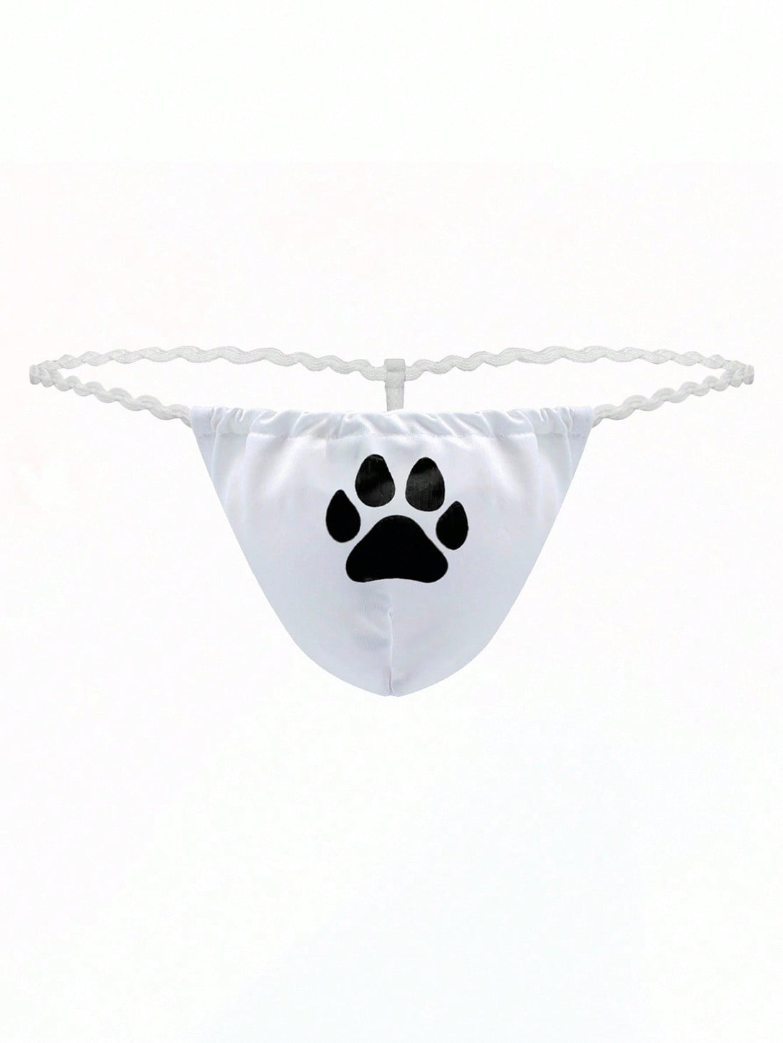 Men’s Lightweight Shorts In White With Cartoon Print