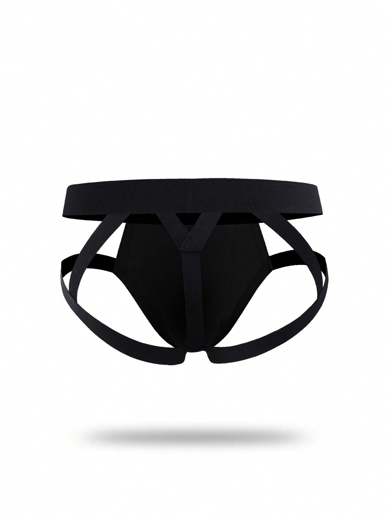 Men’s Casual Shorts In Solid Color With Vent Cut Design