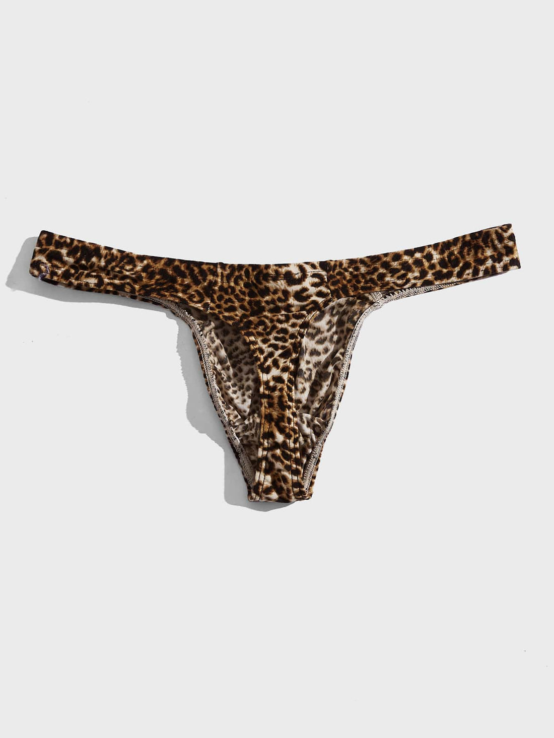 Men's Leopard Print Casual Shorts With Soft Breathable Stretch Fabric