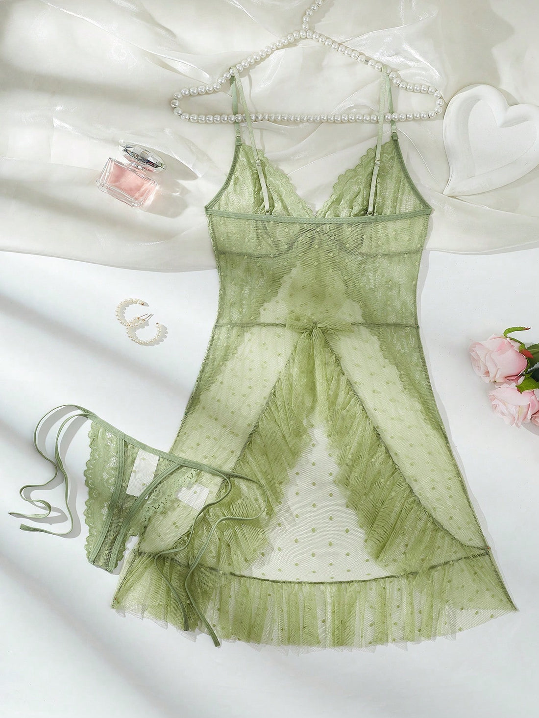 Women’s 2pcs Pattern Fabric Mini Dress With Matching Piece