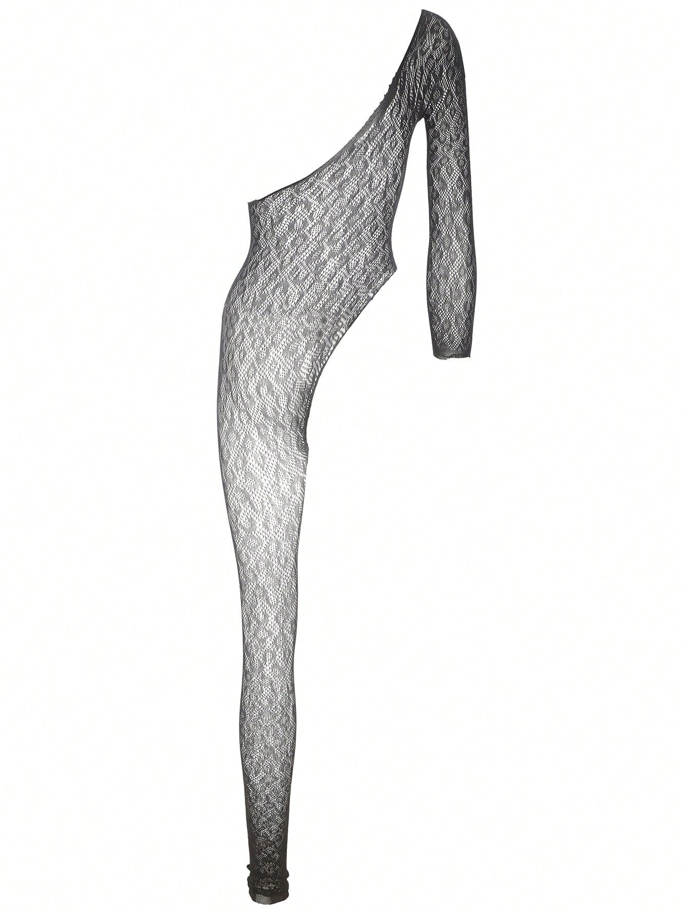 Asymmetrical Sheer Sexy Bodystocking Lingerie