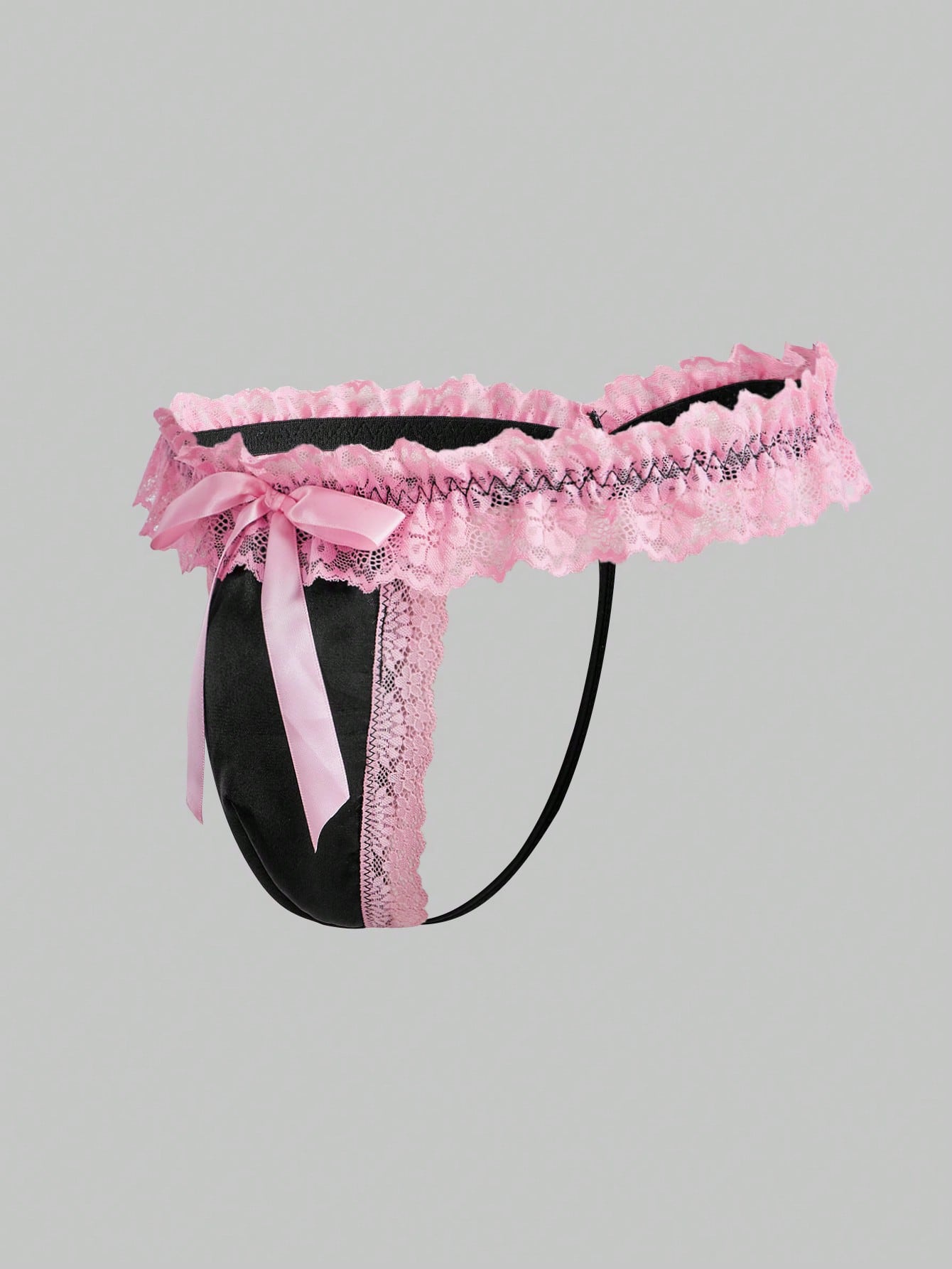 Men’s Casual Outfit With Pink Bow Detail Simple Design