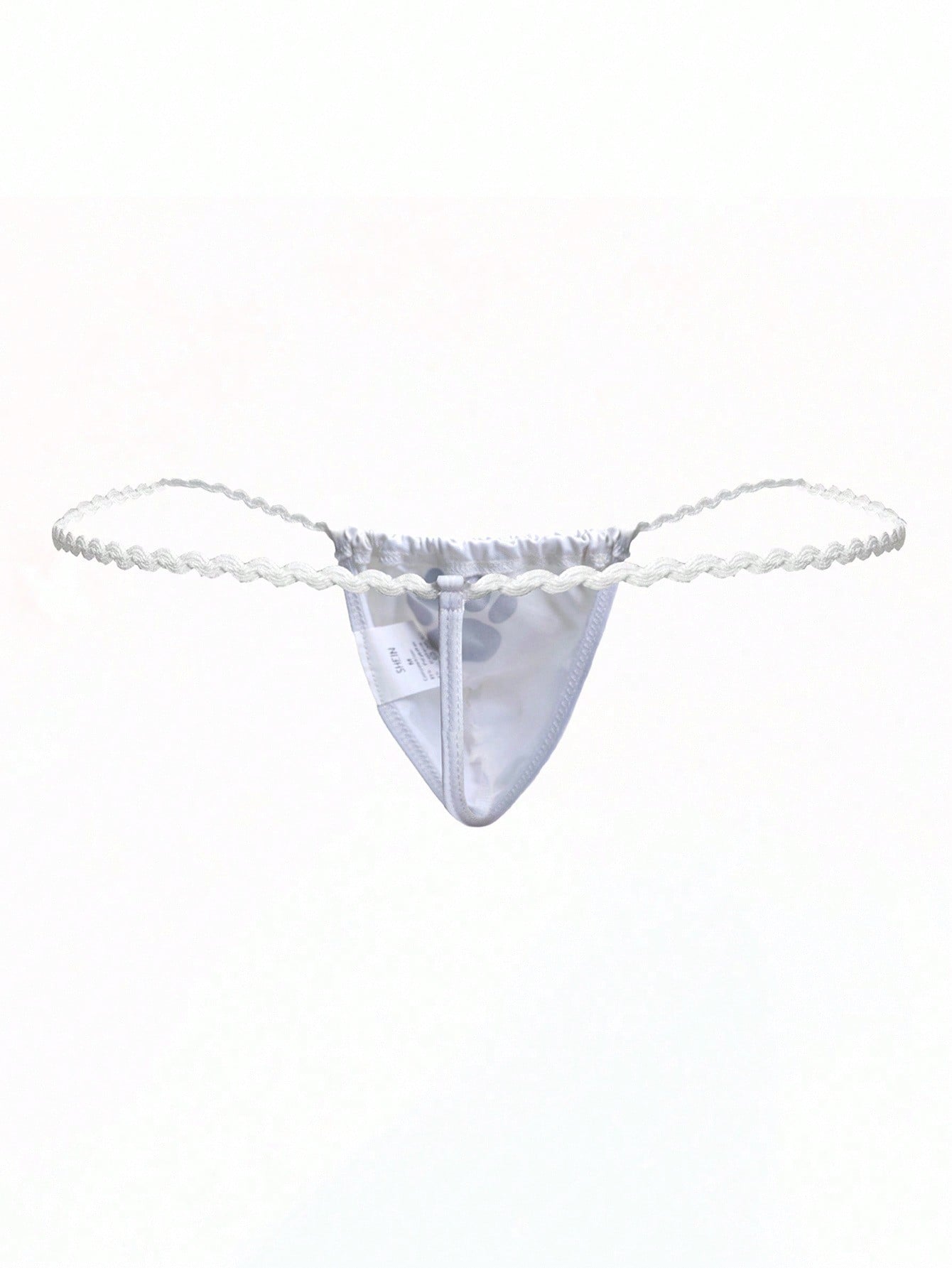 Men’s Lightweight Shorts In White With Cartoon Print