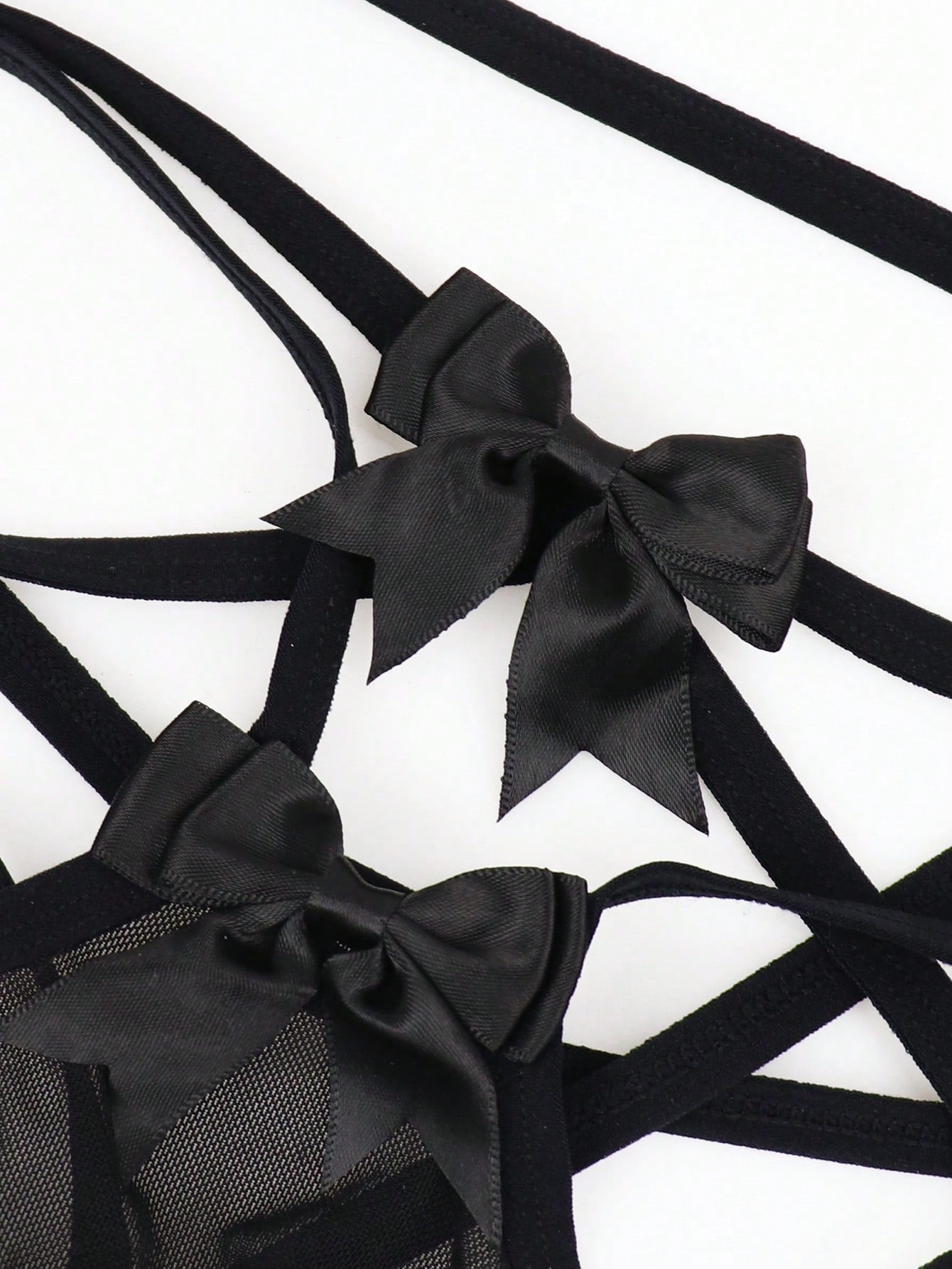 Men's Black Casual Shorts With Bow Detail And Soft Stretch Fabric