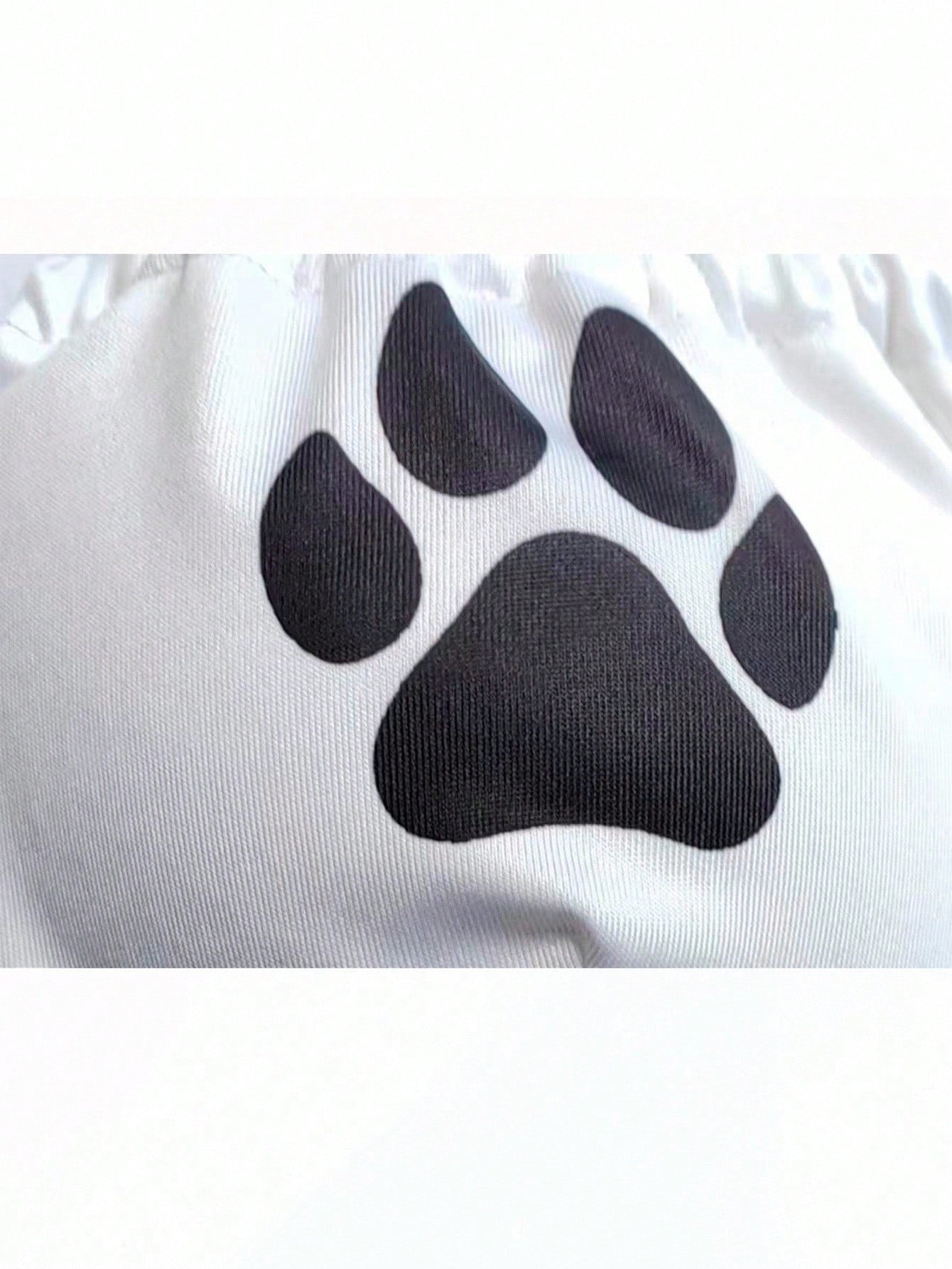 Men’s Lightweight Shorts In White With Cartoon Print
