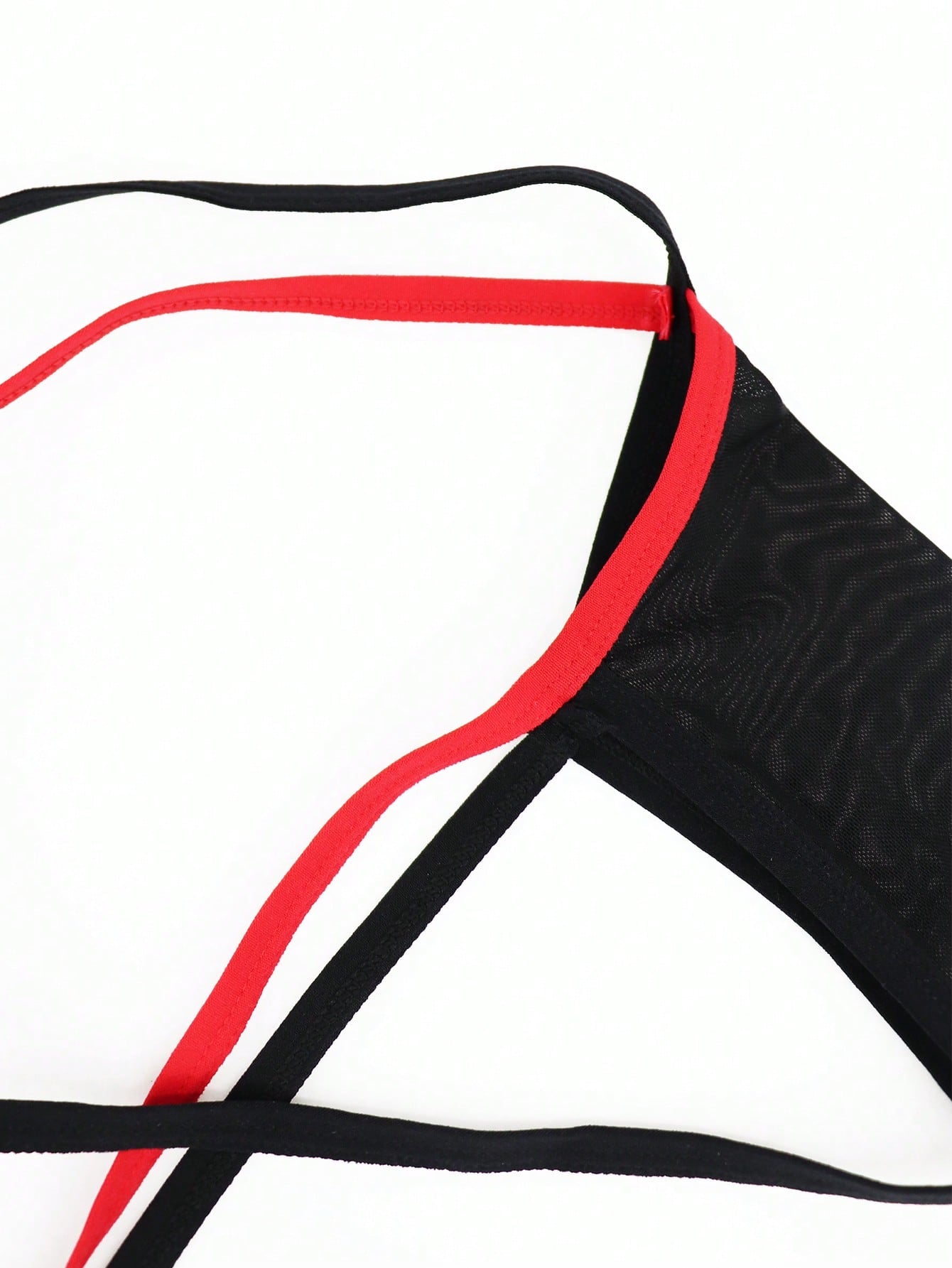 Men's Black Casual Shorts With Contrast Trim And Breathable Stretch Fabric