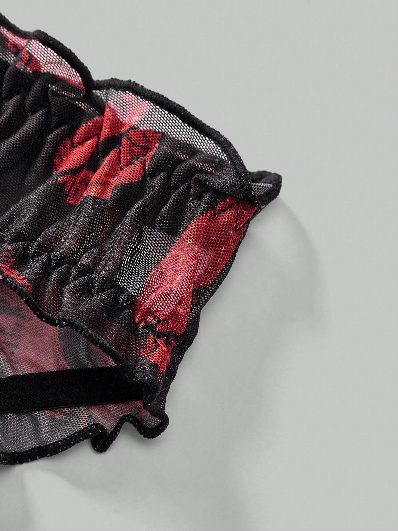 Men's Lip Print Casual Shorts With Soft Breathable Stretch Fabric