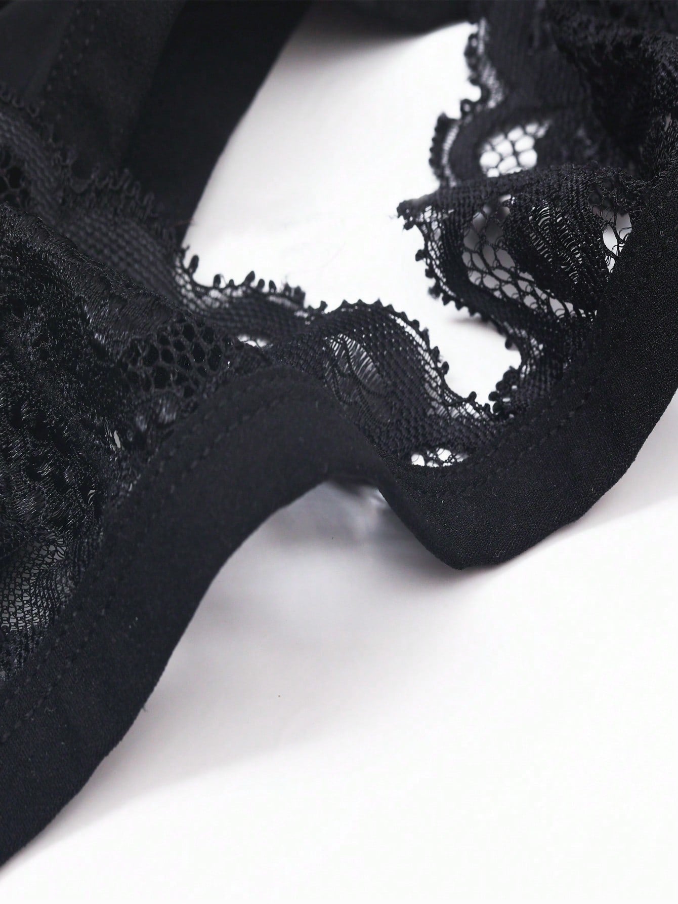 Men’s Lightweight Shorts In Black With Cutout Fabric Design