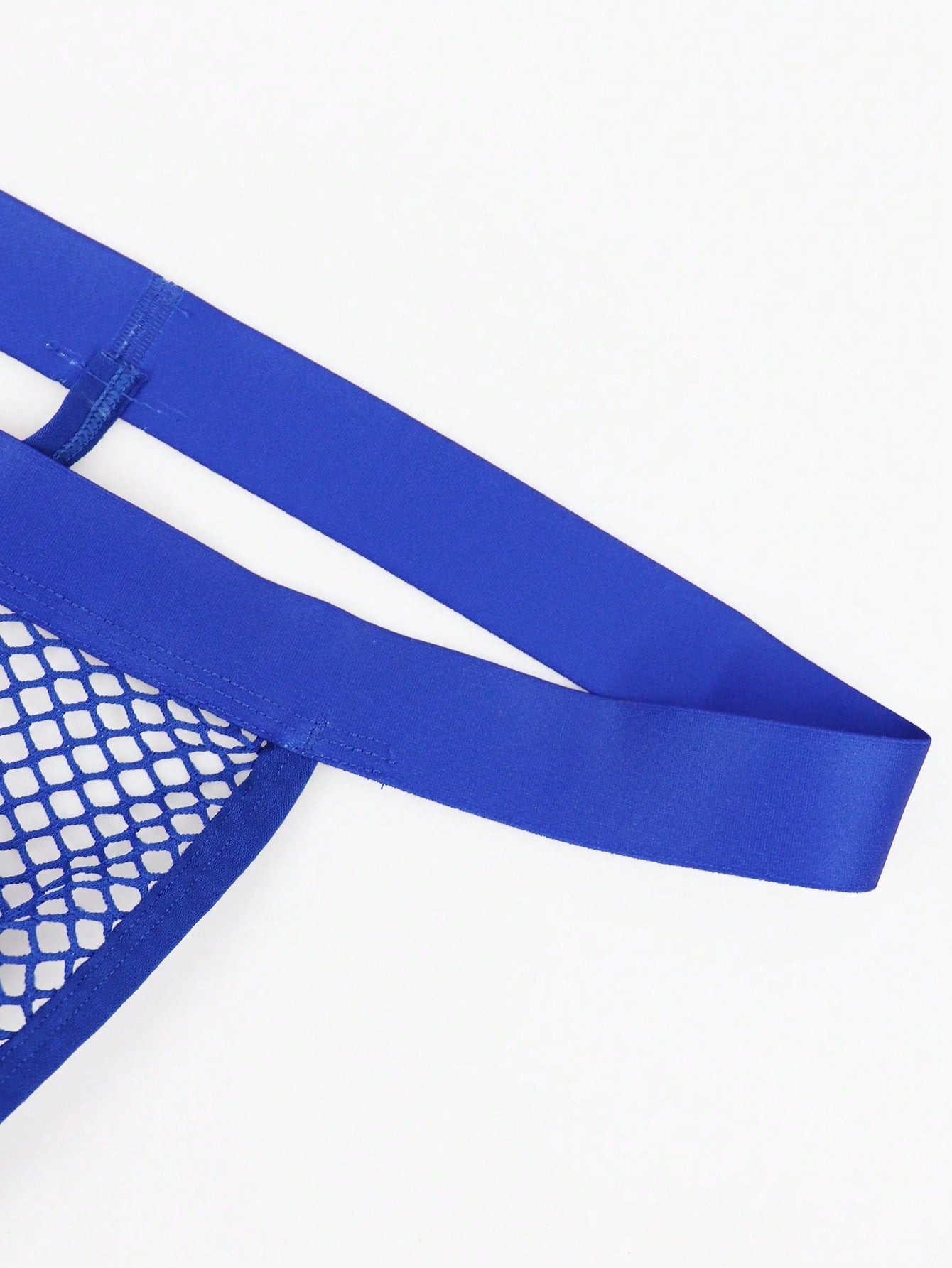 Men’s Breathable Mesh Shorts In Blue With Cutout Detail
