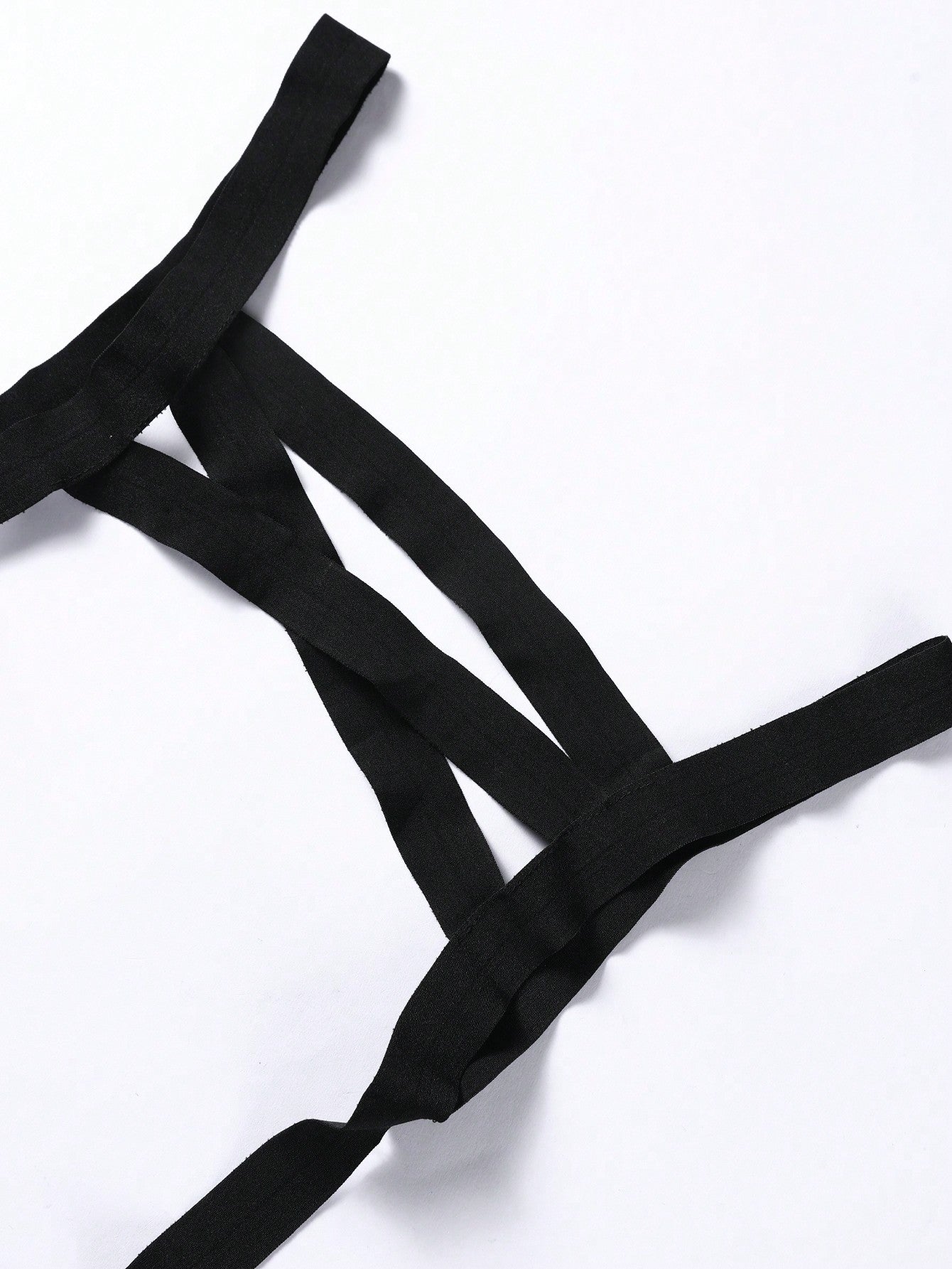 Men’s Casual Shorts Solid Color Bandage Style Design