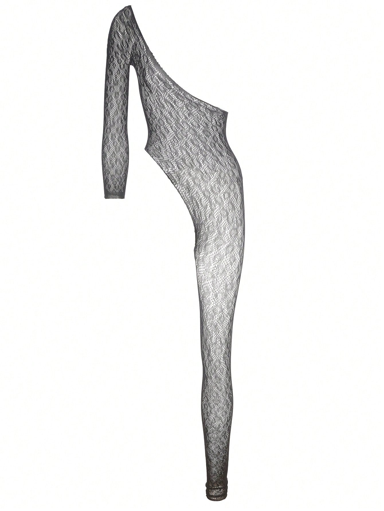 Asymmetrical Sheer Sexy Bodystocking Lingerie
