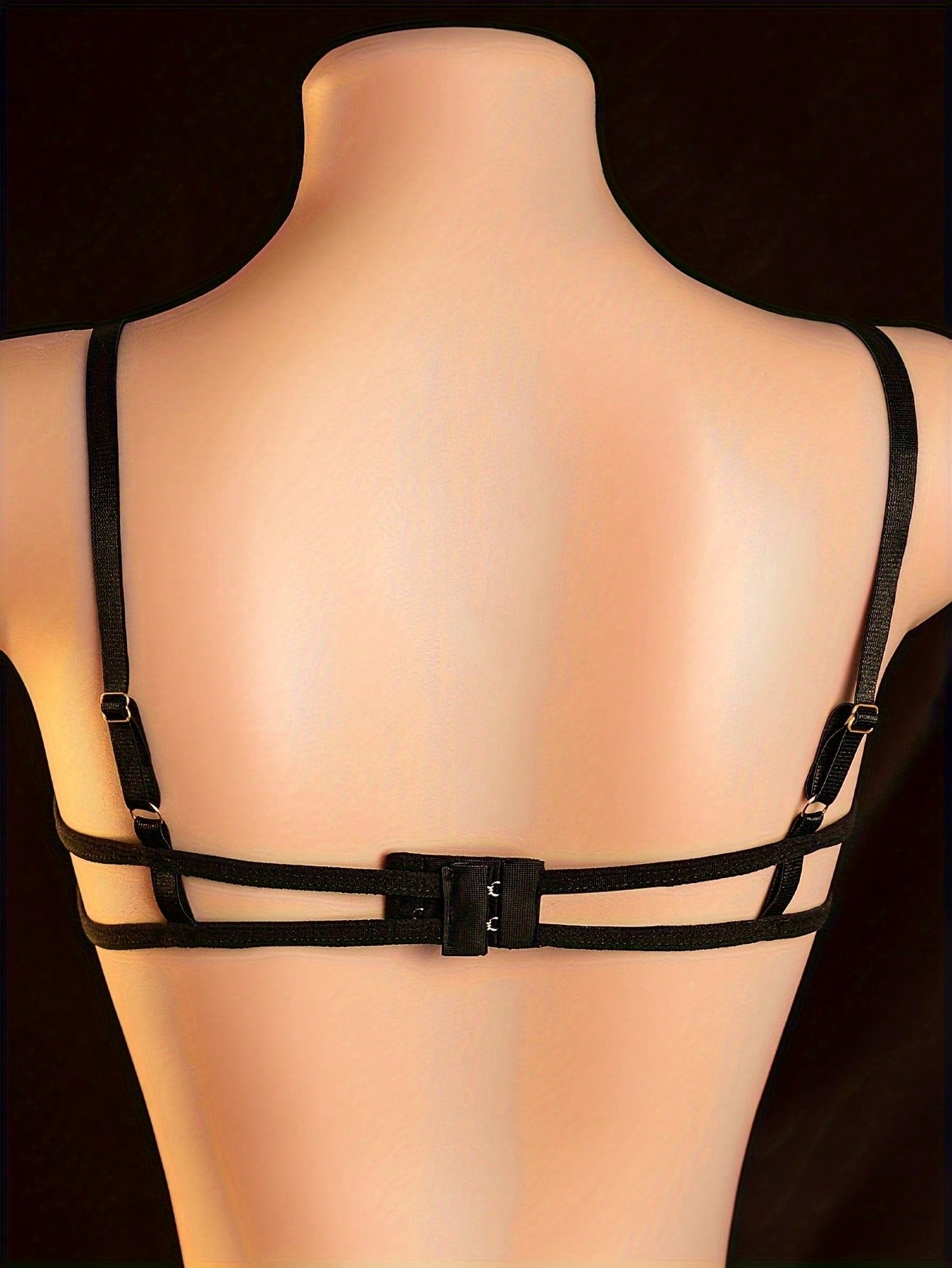 Sexy Lingerie, Lace Up Design, Lace Hollow Jumpsuit, Elegant Women's Jumpsuit, Seductive Clothes On The Bed, Passionate Battle Robe