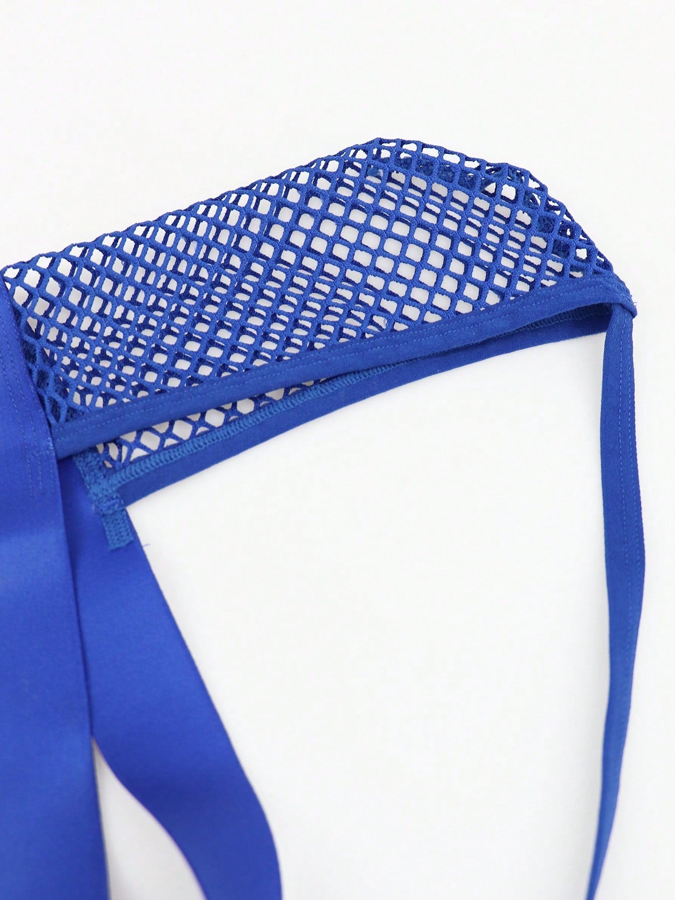 Men’s Breathable Mesh Shorts In Blue With Cutout Detail