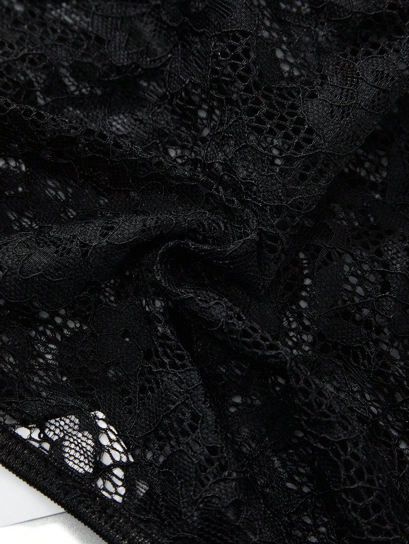Men’s Lightweight Shorts With Lace Texture, Solid Color
