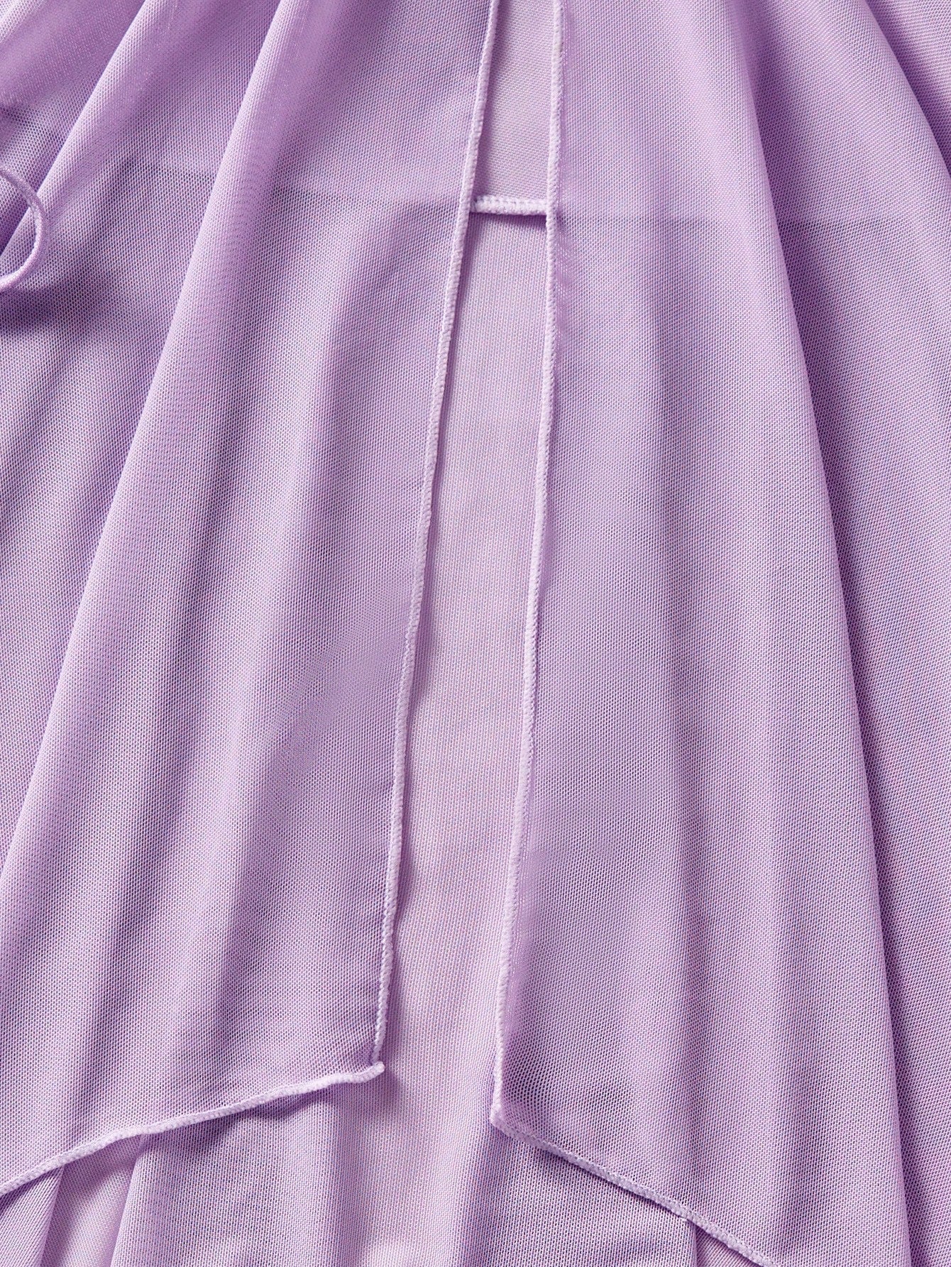 Unlock The Mysterious Light Purple Embroidered Sheer Nightgown, Gently Wrapping The Charming Figure, Sexy Asymmetric/Asymmetrical Sheer Thong, Going Out