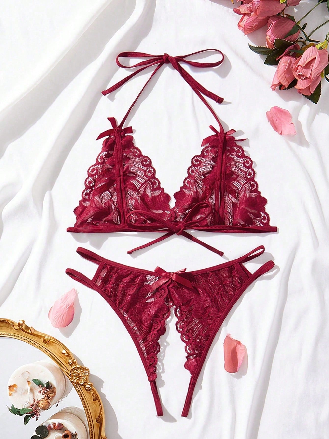 Women’s Floral Pattern Outfit Set