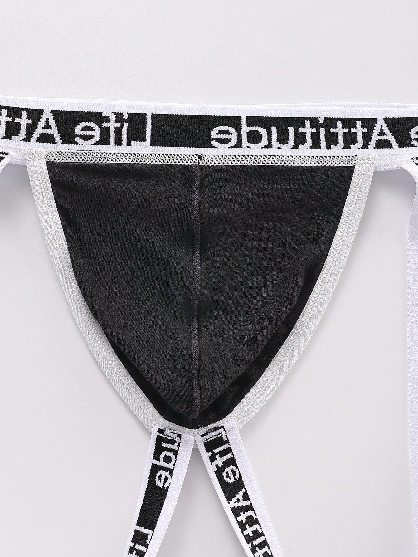 Men’s Casual Shorts With Letter Print And Cutout Design