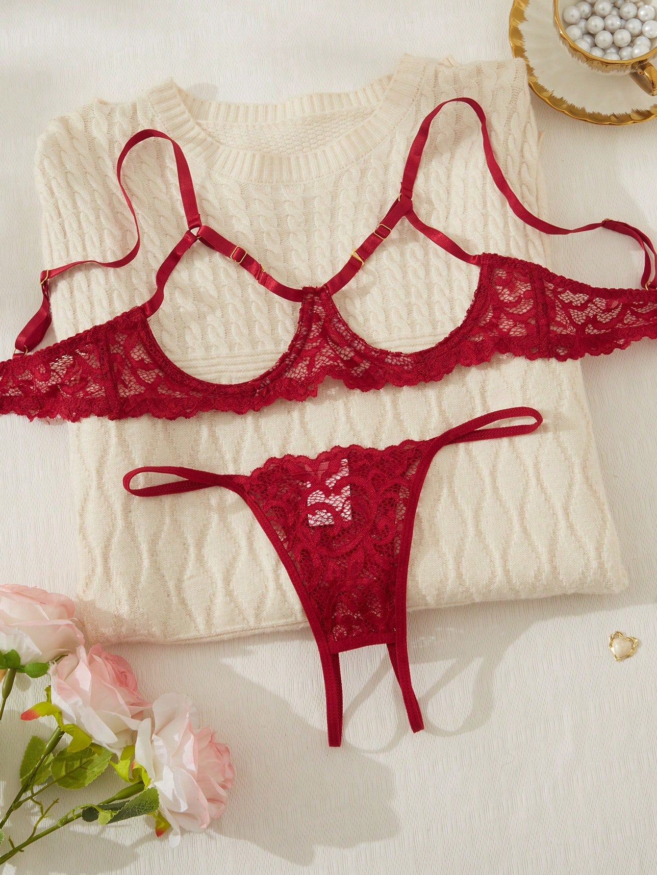 Women’s Pattern Fabric Outfit Set