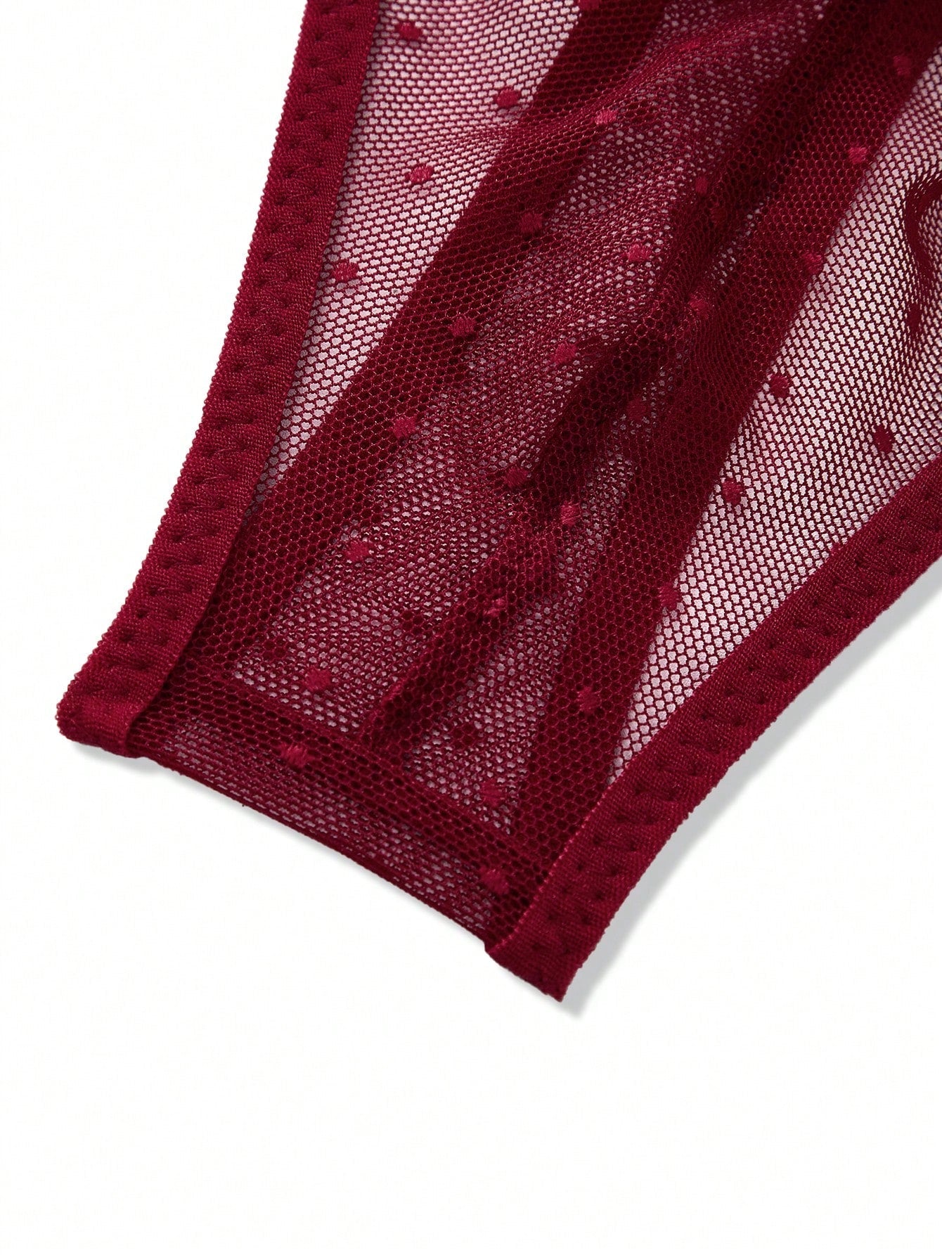 Men’s Lightweight Shorts In Wine Red With Fabric Detail