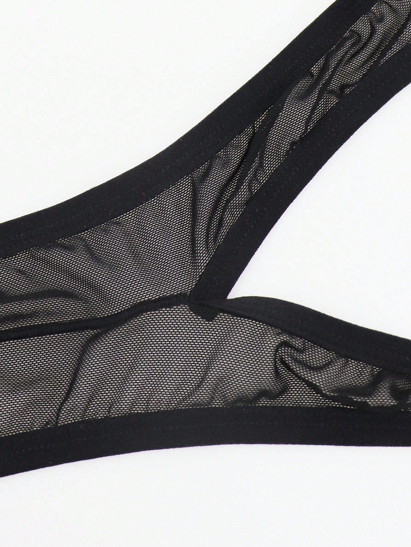 Men’s Sheer Mesh One Piece Bodysuit Lightweight Fit