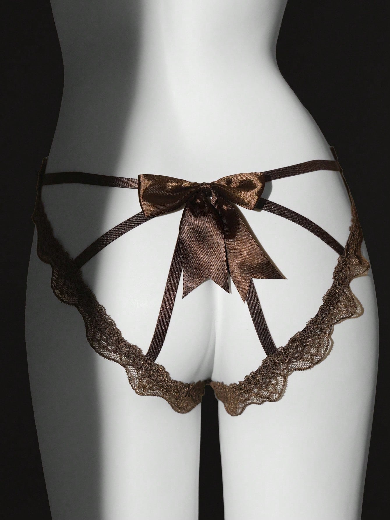 Lace Crotchless Panties for Women for Night Out