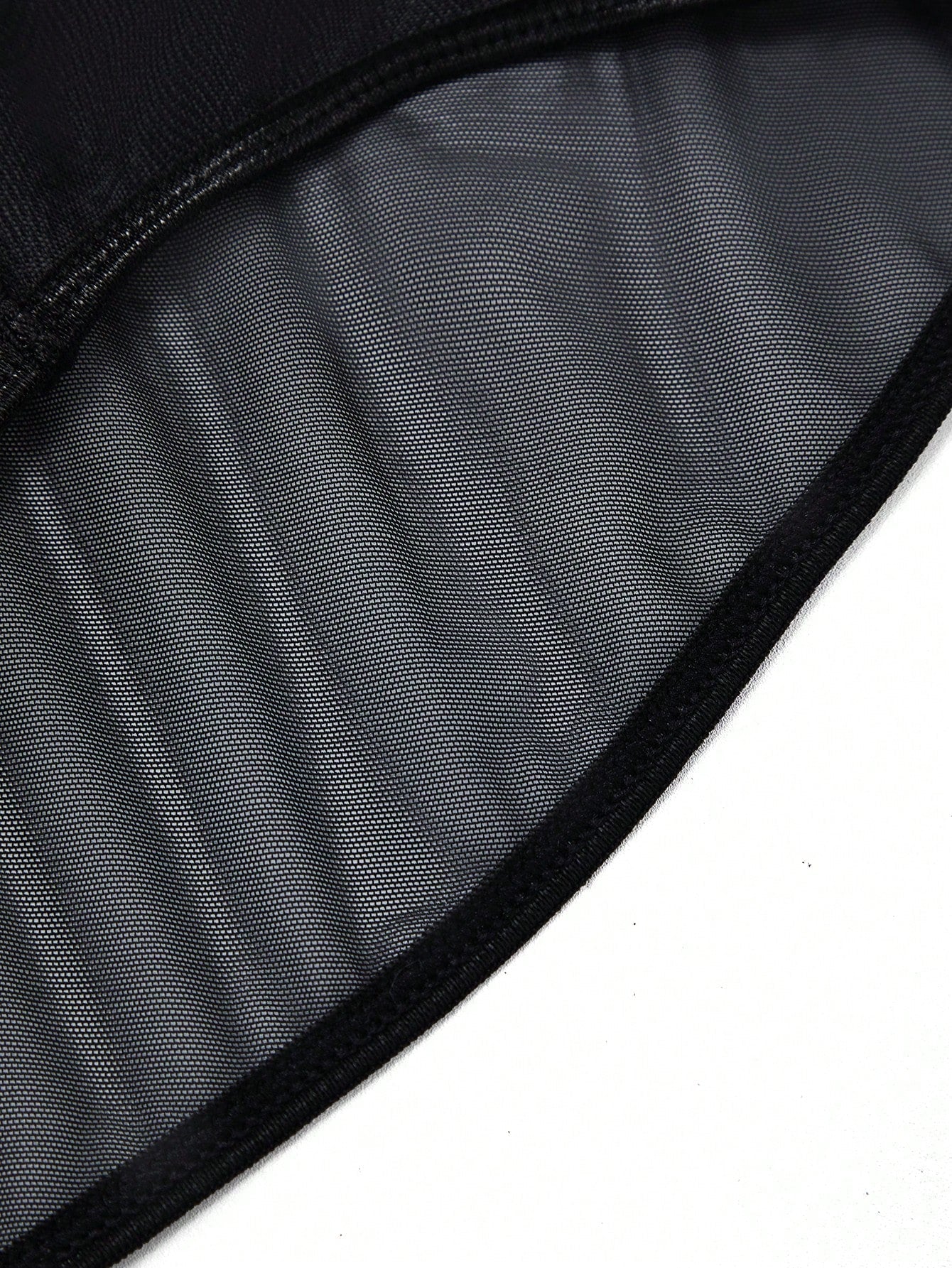 Men's Black Patchwork Casual Shorts With Breathable Stretch Fabric