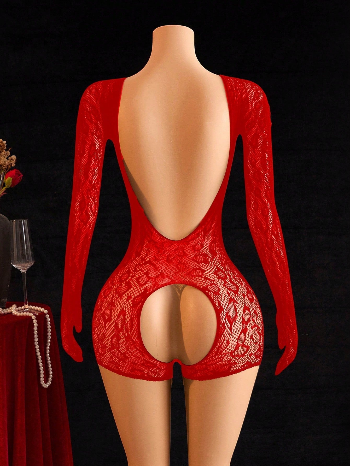 Long Sleeve Backless Sexy Jumpsuit
