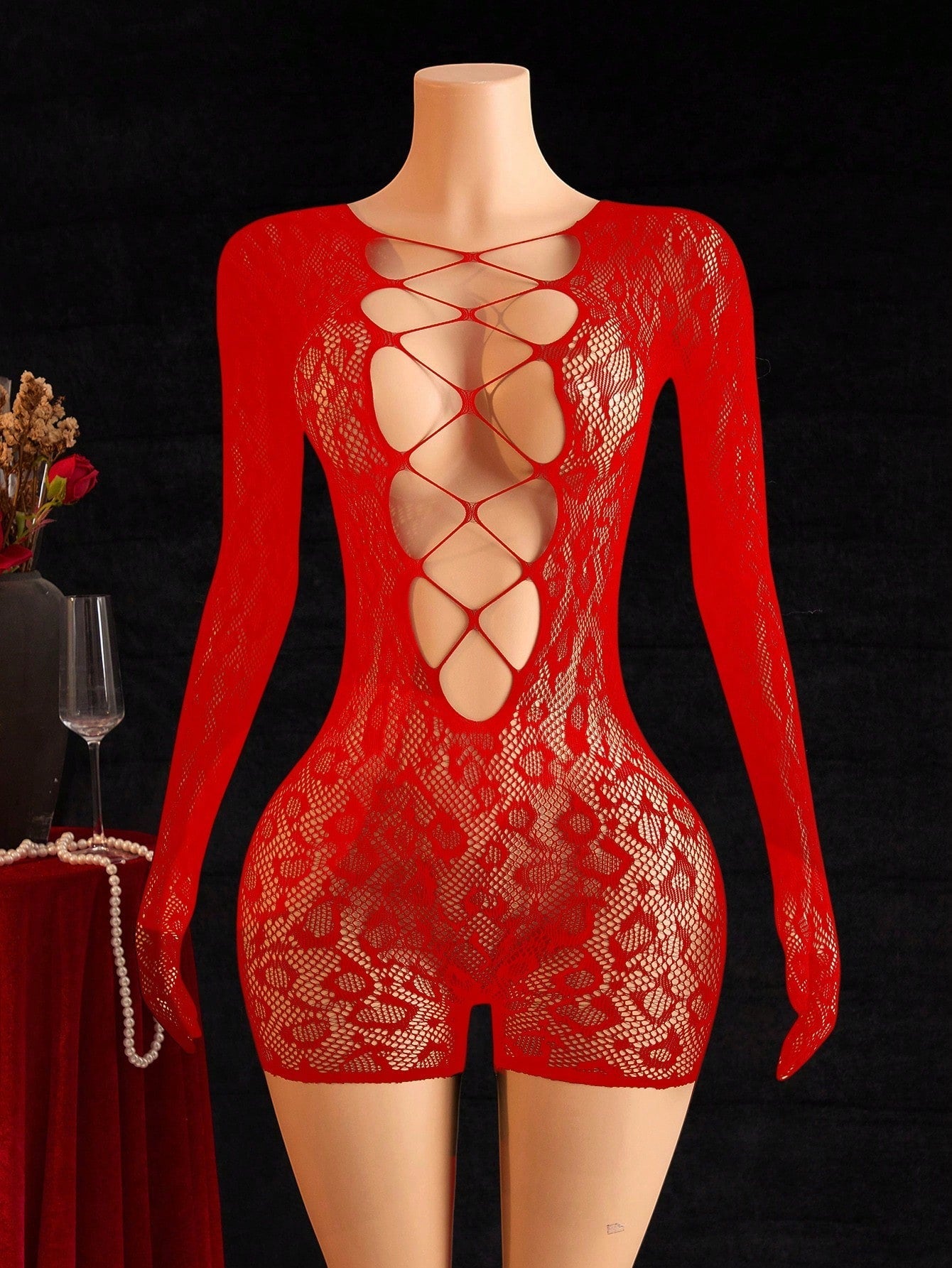 Long Sleeve Backless Sexy Jumpsuit