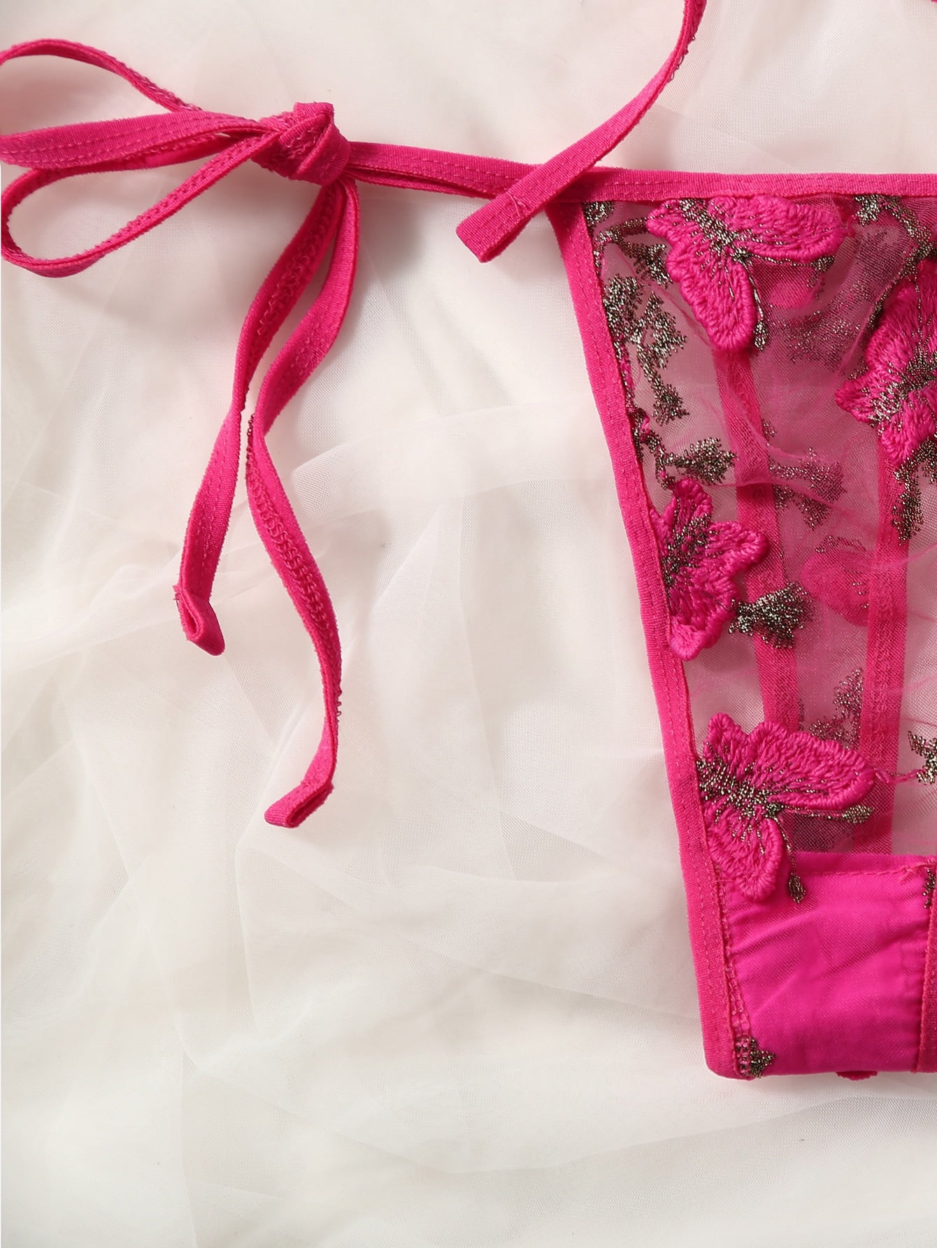 Women’s Butterfly Embroidered Outfit Set