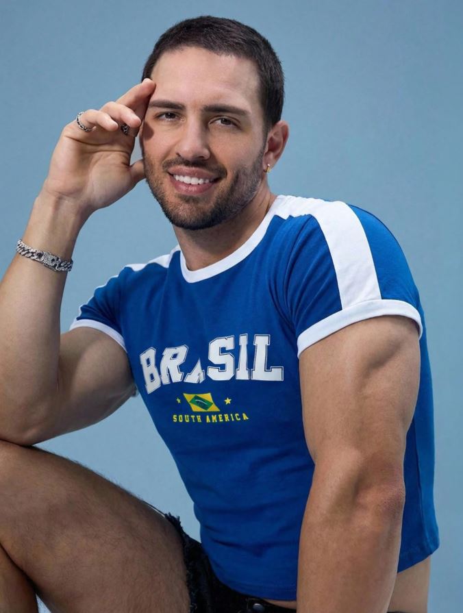 Men's Slogan Print Round Neck Short Sleeve Casual T-Shirt